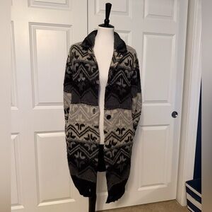 BDG Charcoal and Light Gray Knit Sweater